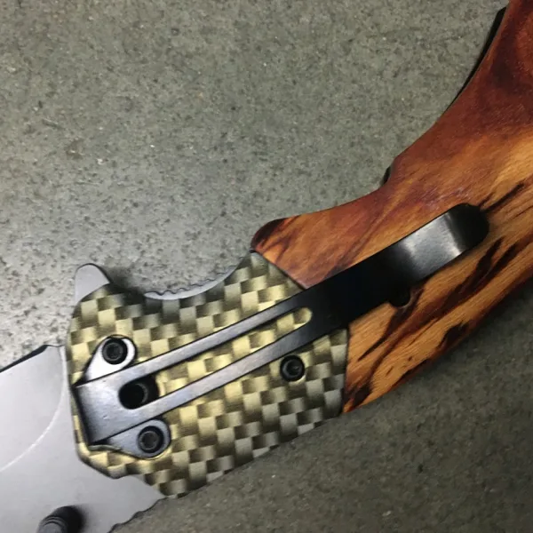 Сгъваем автоматичен нож с титаниево покритие на острието Browning Х 88 — снимка 4