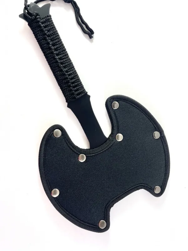 Двуостра брадвичка-Legendary Dark Wing Bat Throwing Axe — снимка 3