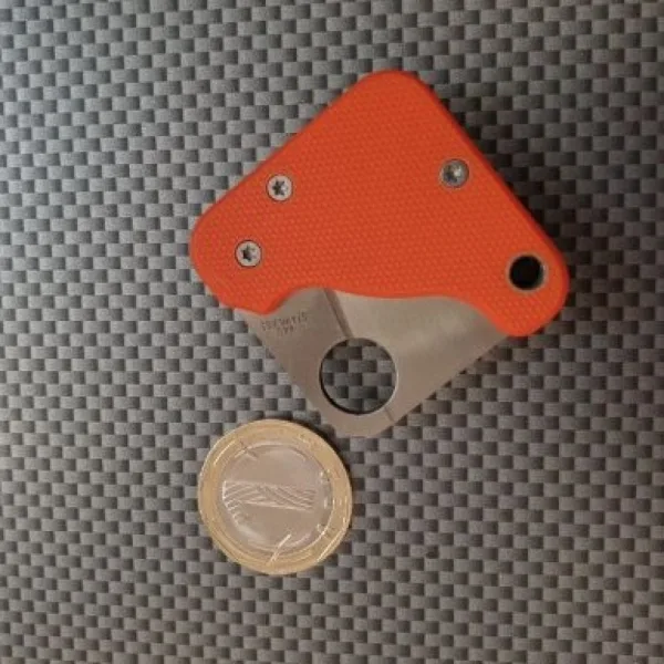 Мини джобно ножче с клипс за колан дизайн тип Spyderco 20х80 — снимка 2