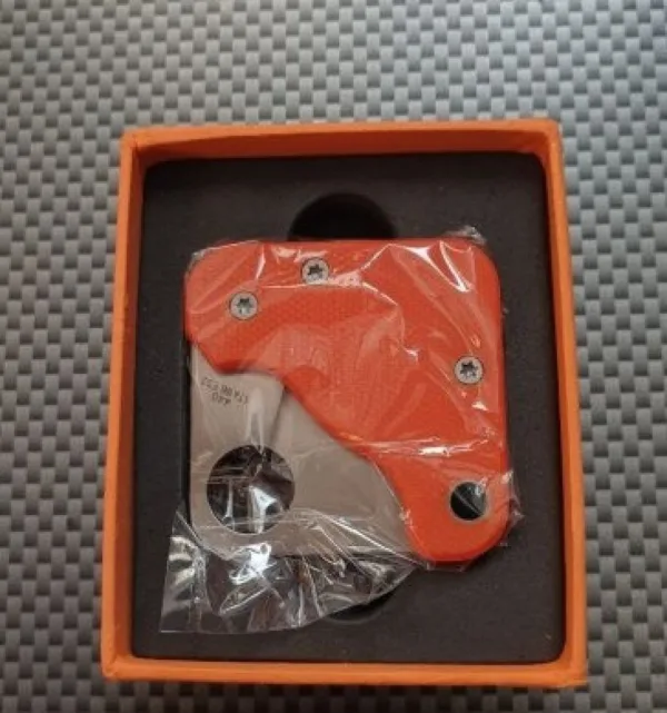 Мини джобно ножче с клипс за колан дизайн тип Spyderco 20х80 — снимка 4