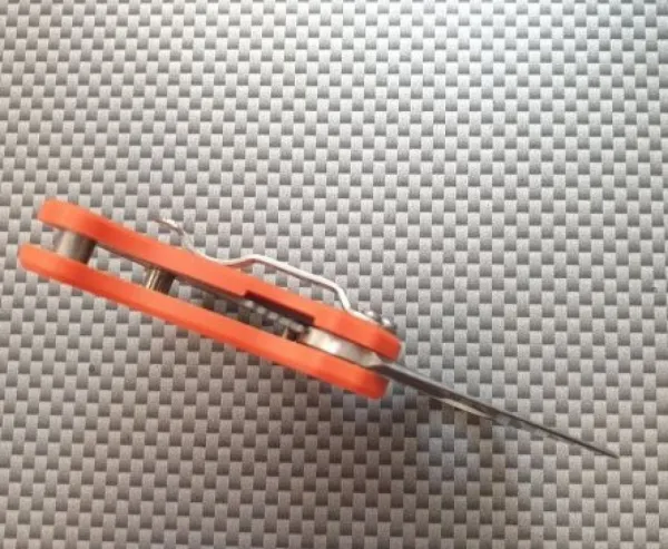 Мини джобно ножче с клипс за колан дизайн тип Spyderco 20х80 — снимка 6