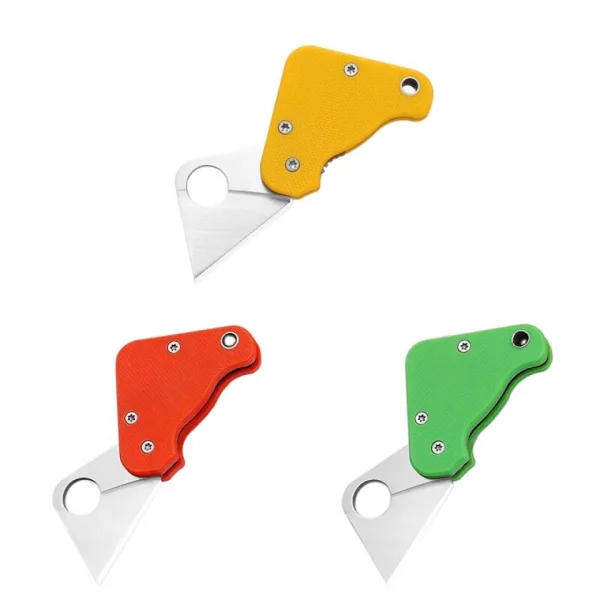 Мини джобно ножче с клипс за колан дизайн тип Spyderco 20х80 — снимка 9