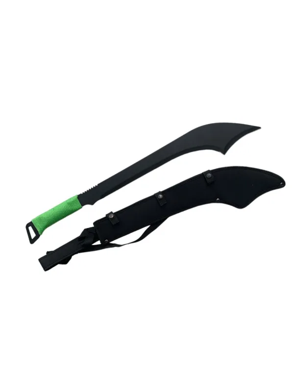 Мачете масивно голямо Zombie Apocalypse killer Green Handle — снимка 4