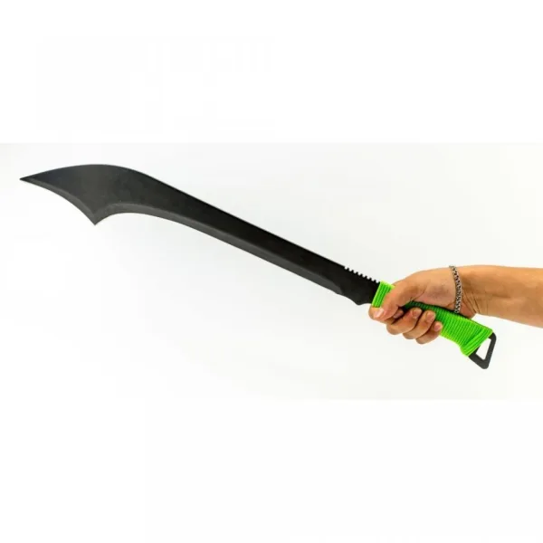 Мачете масивно голямо Zombie Apocalypse killer Green Handle — снимка 5
