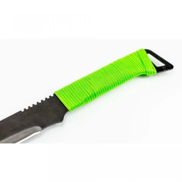 Мачете масивно голямо Zombie Apocalypse killer Green Handle — снимка 8