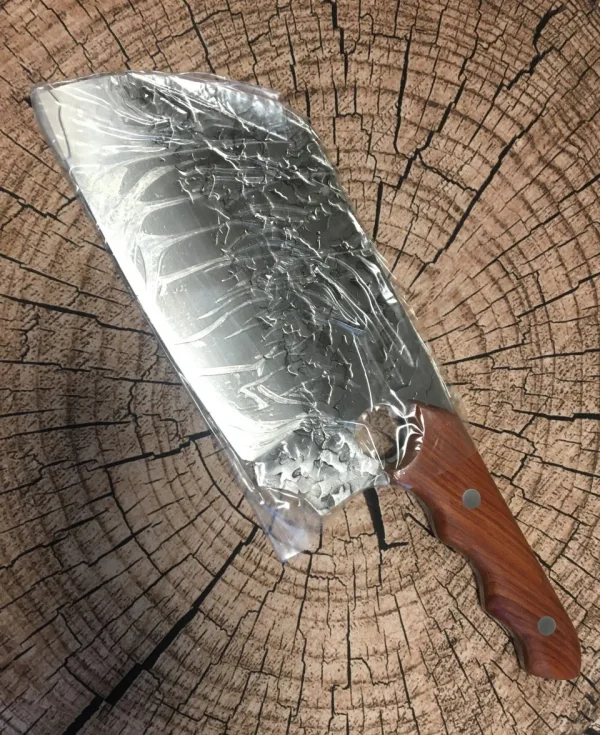 Full Tang Carbon Steel Handmade Chef Knife High Quality кухненски сатър 1250 гр — снимка 2