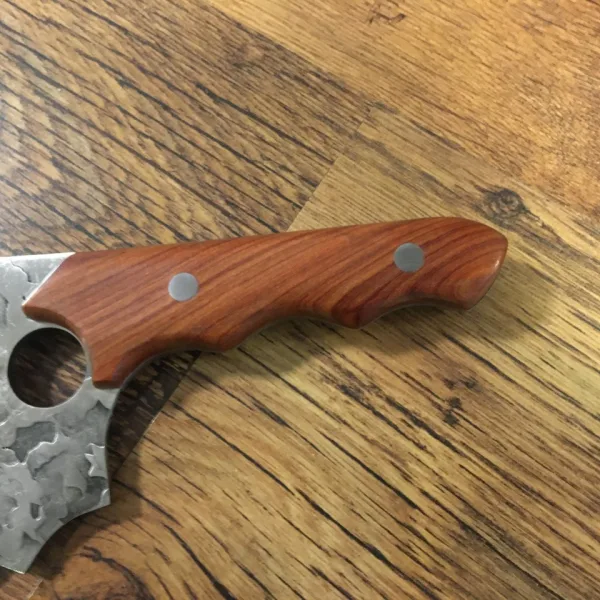Full Tang Carbon Steel Handmade Chef Knife High Quality кухненски сатър 1250 гр — снимка 4