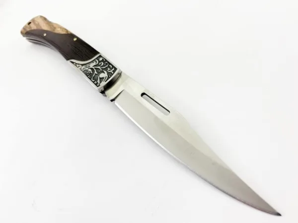 Голям сгъваем джобен нож ПАНТЕРА /ст. 65х13 / 110x265 — снимка 2