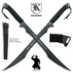 Катана Меч Два броя к-кт SW-36 Katana с калъф Нинджа, Мачете