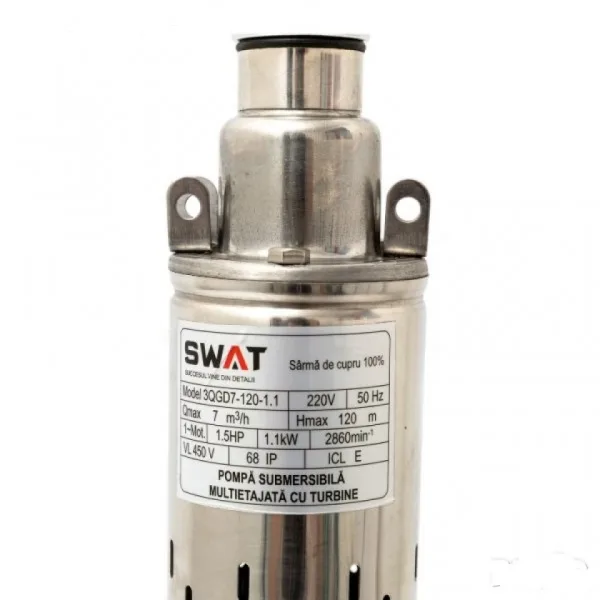 Румънска винтова водна помпа STIVO 1.1KW, — снимка 2
