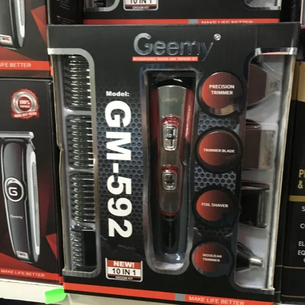 Машинка за подстригване/Тример Geemy GM-592, 10 — снимка 3