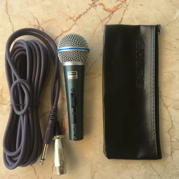 Професионален /караоке/ микрофон SHURE BETA 58S — снимка 5