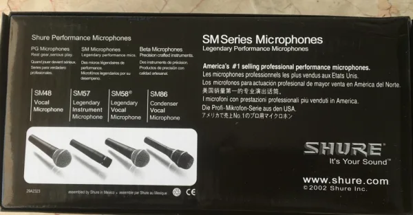 Вокален микрофон Shure Sm58 — снимка 3
