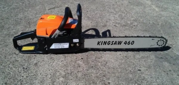 Бензинова резачка за дърва/моторна/моторен трион/kingsaw 460 — снимка 2