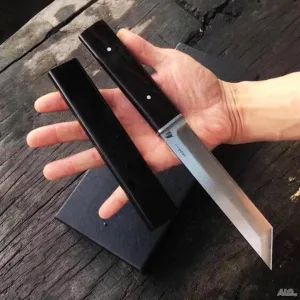 Качествен японски ТАНТО нож JP01, D2 steel, HRC 58-60, 26 см