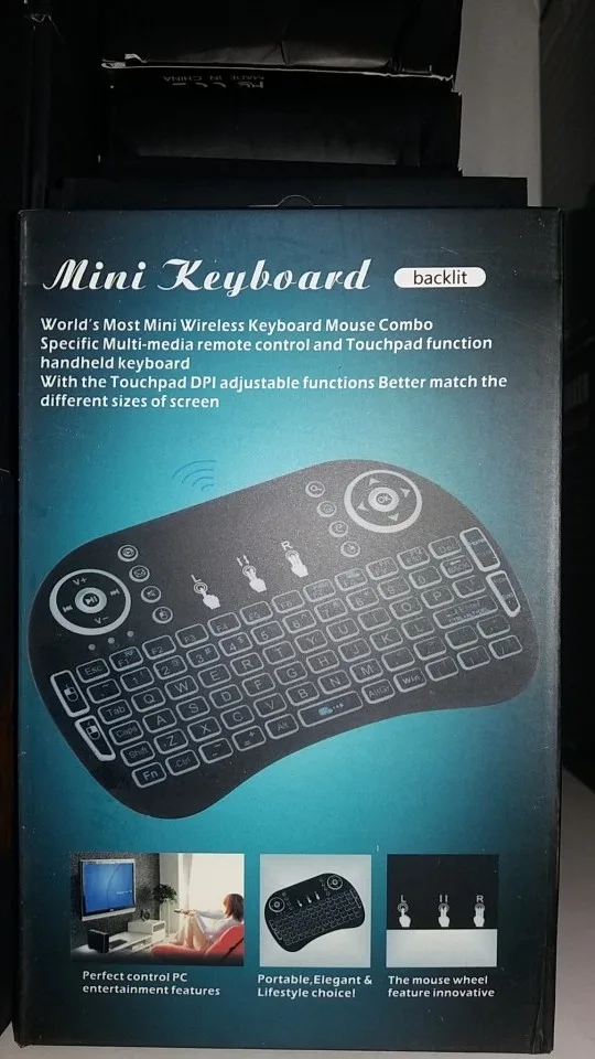 Смарт-безжична клавиатура+TouchPad.смартфон,компютър,TVbox, — снимка 7