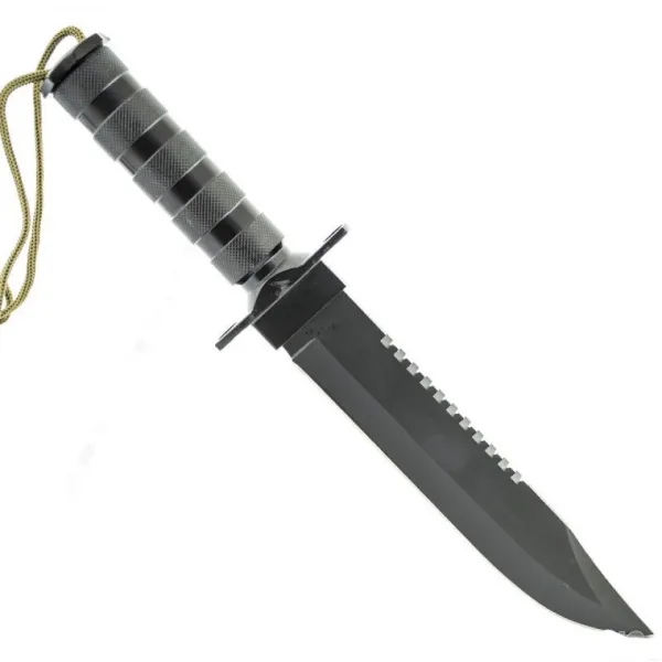 Ловен нож JUNGLE KING А-19 Черен/Бял-220х355 — снимка 2