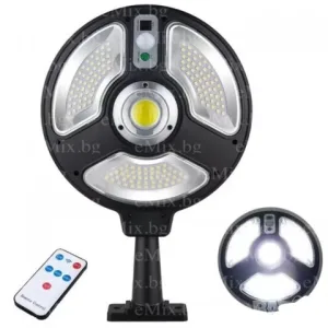 LED СОЛАРНА ЛАМПА ,СЕНЗОР,ДИСТАНЦИОННО - COB 150 LB-1288A