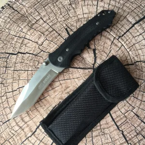 Сгъваем джобен нож Knives с клипс и калъф 90x215