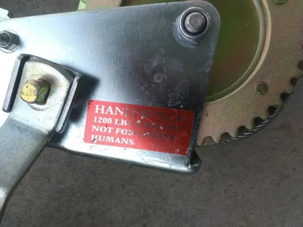 Лебедка 800 / 1200 / 1600 / 2000 / 2500 либри - Лебедки,манивела — снимка 6