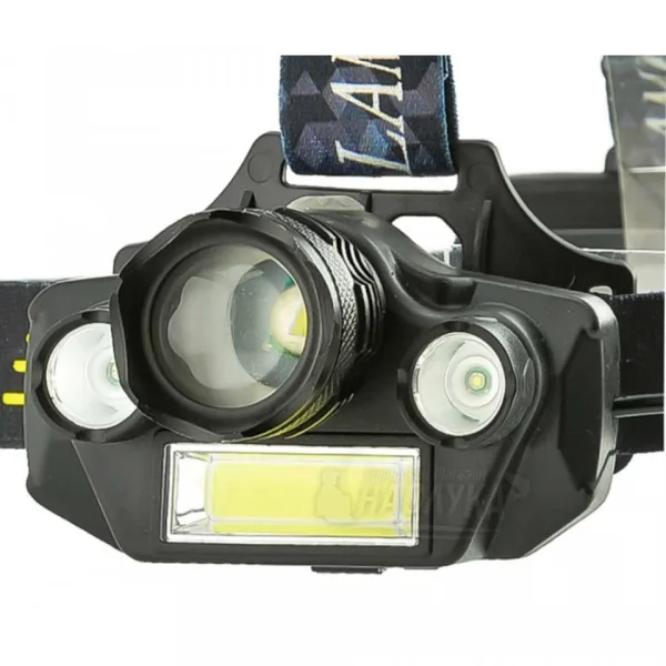 Челник X-Balog BL-T44 С XM-L2 T6 и 2 броя Q5 и COB LED диоди — снимка 6