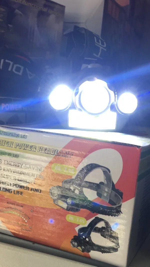 Челник X-Balog BL-T44 С XM-L2 T6 и 2 броя Q5 и COB LED диоди — снимка 7