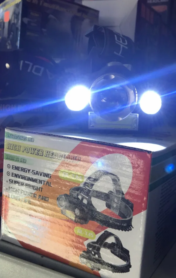Челник X-Balog BL-T44 С XM-L2 T6 и 2 броя Q5 и COB LED диоди — снимка 8