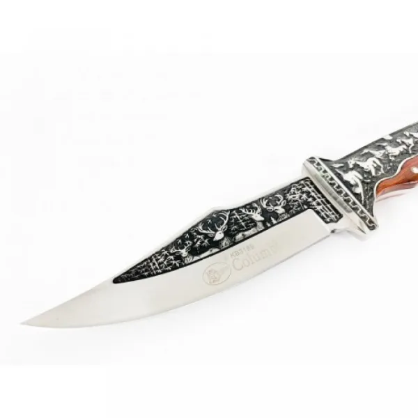 Инкрустиран ловен нож Columbia KB3189-130х270мм — снимка 2