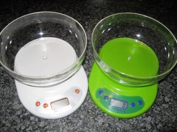 Дигитална кухненска везна с купа (тарелка) 5 kg, точност 1гр. — снимка 2