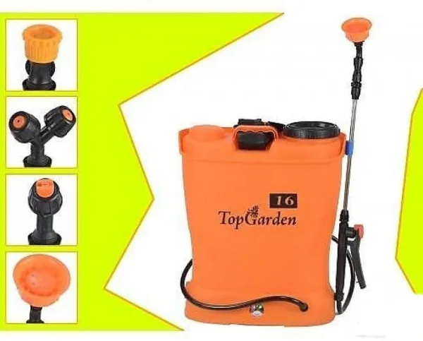 акумулаторна тръбна пръскачка top garden 12v/8ah — снимка 2