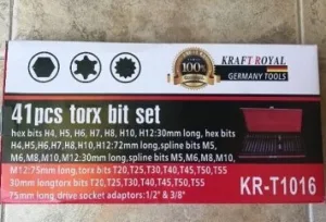 Накрайници торкс еврейска звезда К-т 41 ч торсове KRAFT Germany