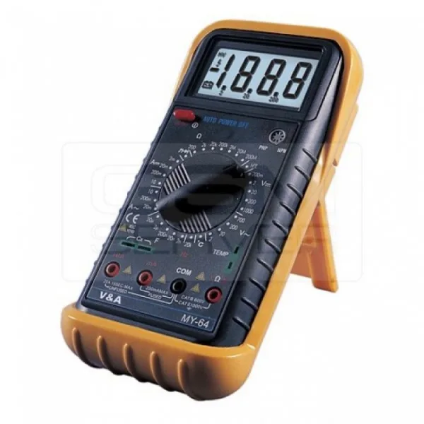 ДИГИТАЛЕН МУЛТИМЕТЪР (МУЛТИЦЕТ) DT9208A — снимка 2