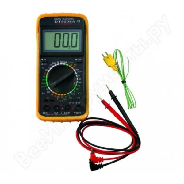 ДИГИТАЛЕН МУЛТИМЕТЪР (МУЛТИЦЕТ) DT9208A — снимка 4