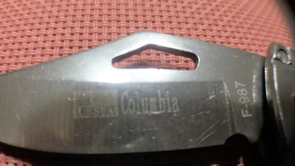 Автоматичен сгъваем нож COLUMBIA F 987 (75x165 mm) — снимка 5
