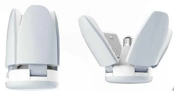 LED Сгъваема лампа- крушка цокъл Е27, 60W — снимка 3