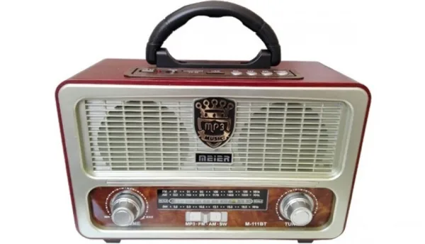 Ретро( Винтидж)Радио Meier M-111BT FM, Bluetooth USB SD AUX — снимка 6
