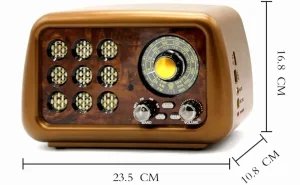 Ретро радио Kemai MD-1901BT Bluetooth MP3 USB акумулатор