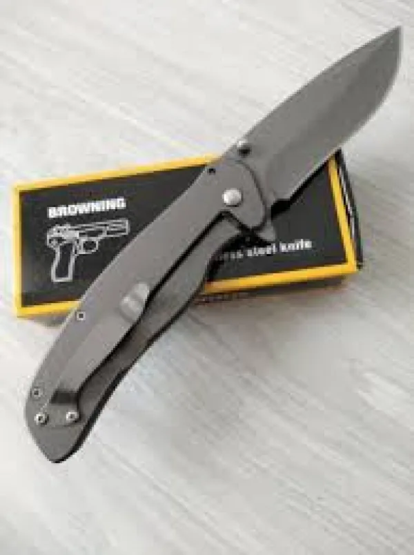 Browning pocket knife автоматичен нож с 3Д орел на дръжката — снимка 4