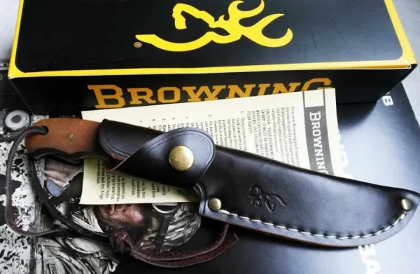 Browning 3 модела на ловен нож с калъф 22-23 см — снимка 7