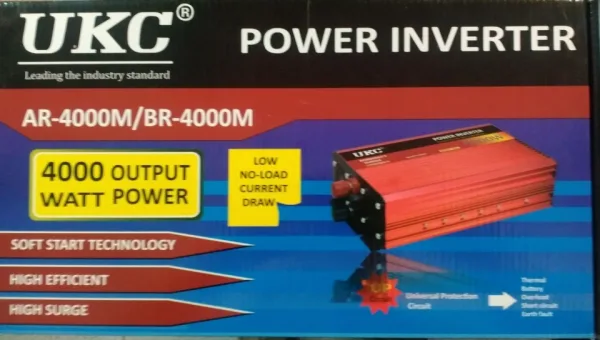 Качествен инвертор за автомобил или камион 12V/24V-220V, - 4000W (UKS) — снимка 5