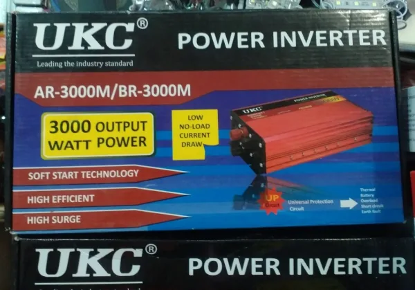 Висококачeствен инвертор за автомобил UKC 12V-220V, 3000W — снимка 5