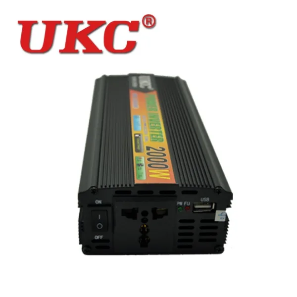 Висококачeствен инвертор за камион UKC 24V-220V, 2000W — снимка 2