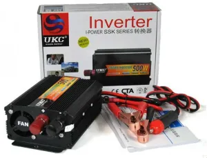 Висококачeствен инвертор за камион UKC 24V-220V, 500W