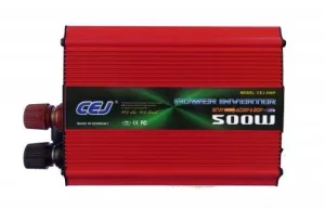 Инвертор на напрежение, CEJ, 12V-220V, мощност 500w.