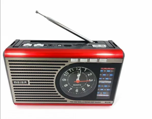 Радио Meier M-U41 - AM/FM/SW +USB/SD MP3+ LED+Часовник — снимка 4