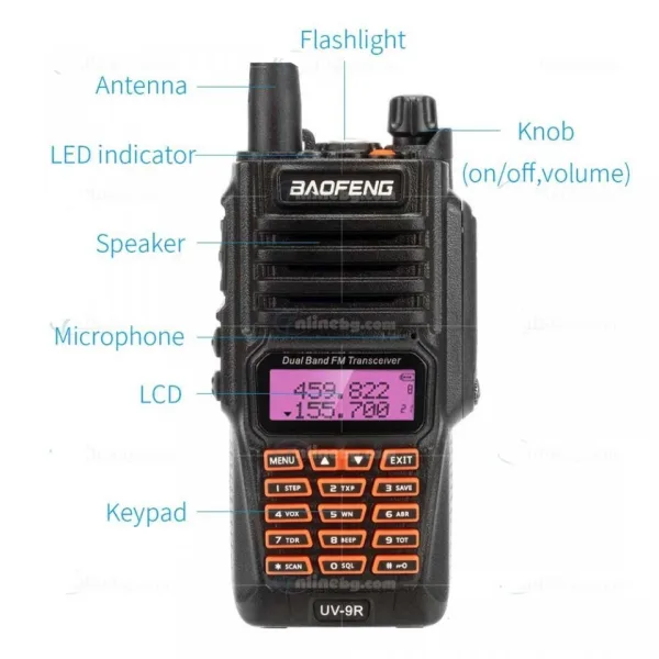 Радиостанция Baofeng UV-9R — снимка 5