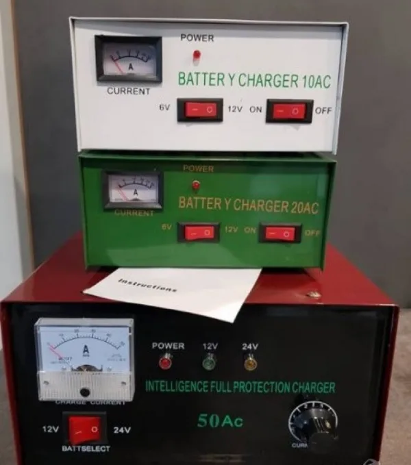 Зарядно за акумулатор за автомобил, за акумулатор кола 6-12-24 V, 10AMP - 50 AMP