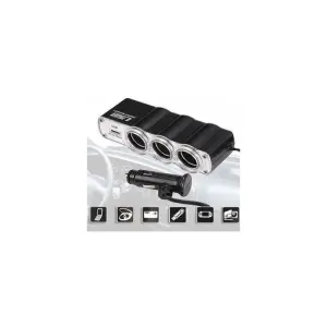 Автомобилен Разклонител за запалка + USB