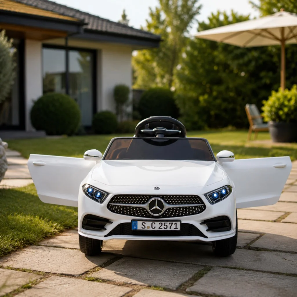 Акумулаторна кола Mercedes Benz CLS350 с кожена седалка 12V