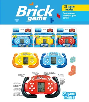 Електронна игра титрис 23 игри 3 цвята - Жълт
